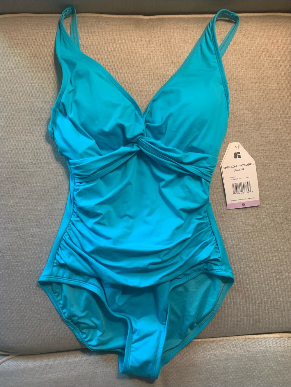 Beach House Vibrant Blue one-Piece Swimsuit